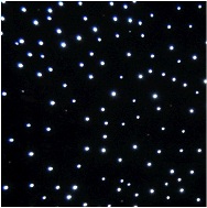LED-bakgrundsbelysning från stjärnhimmel