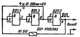 Multivibrator met drie elementen