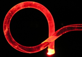 Luminous fiber optic cable