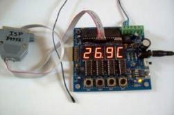 mikrokontroller hőmérő