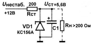Circuitul stabilizator parametric