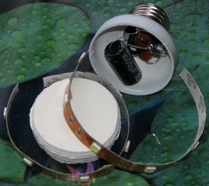 LED lampu montāža