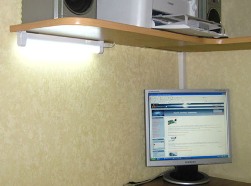 Hausgemachte LED-Lichtleiste