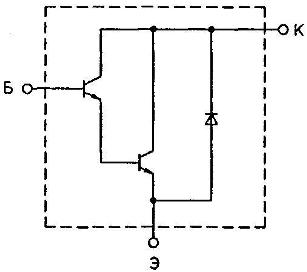 Komposit transistor intern enhet