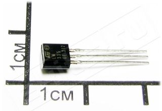 Външен вид на сензора LM335