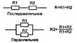 Диаграми за свързване на резистори