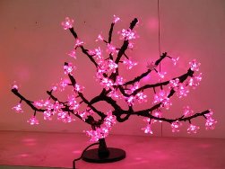 LED-träd - en ny typ av festlig belysning