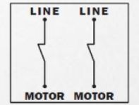 Releju kontaktu elektroinstalācijas shēma