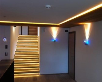 LED-remsa i interiören