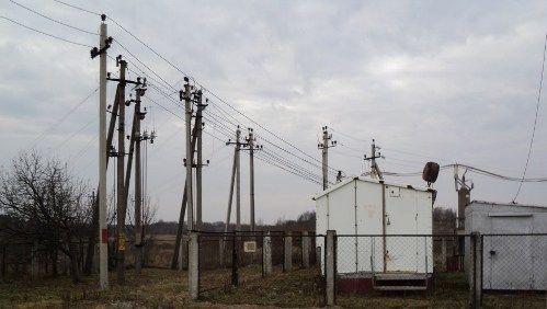 Antennstransmissionsledningar-10 kV som avgår från KRUN