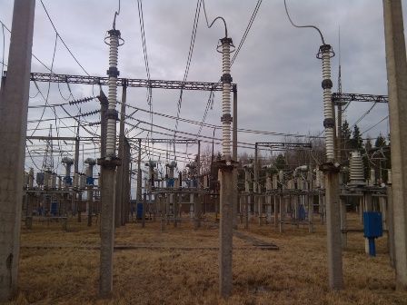 Part of the territory of outdoor switchgear-110kV