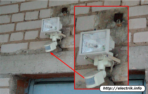 Příklady instalace běžných soumrakových spínačů