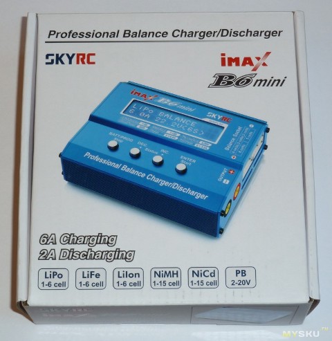 Universāls SkyRC iMax B6 mini lādētājs jebkurai baterijai