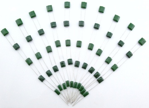 Polyester (polyethylene terephthalate, lavsan) capacitors