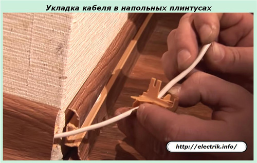 Upravljanje kablovima u podnim pločama