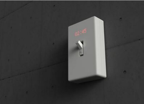 Time Switch Clock - en switch med en inbyggd klocka