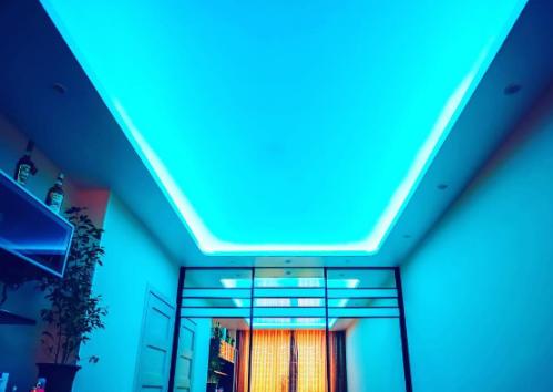 LED-Hintergrundbeleuchtung glänzende Decke