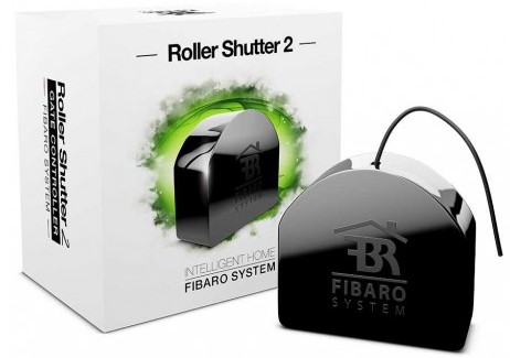 Fibaro Z-Wave Roller Shutter 2 FGRM-222 fjärrkontrollenhet för persienner och gardiner