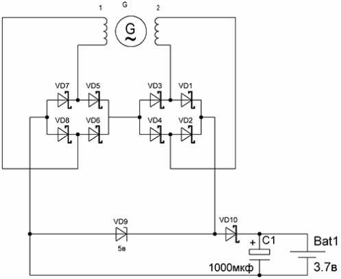 Circuitul diodei Zener