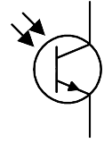 Phototransistor on the circuit