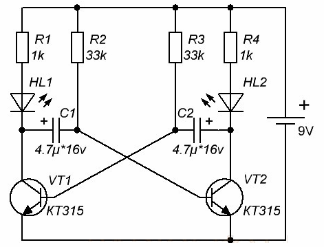 Transistorin piiri