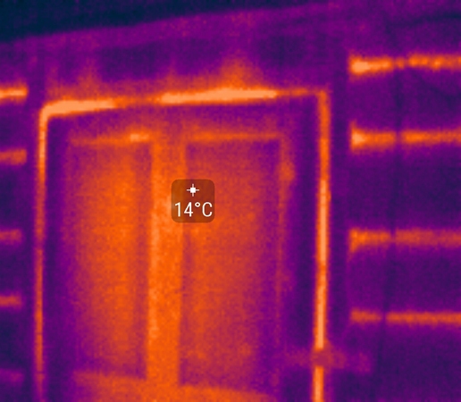 Lokalizace tepelných ztrát pomocí termokamery