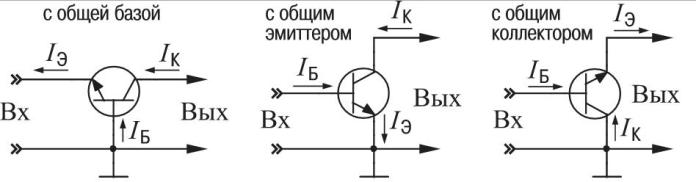 Типични схеми за превключване на транзистори
