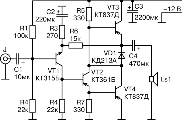 Imaginea tranzistoarelor pe un circuit fără cerc