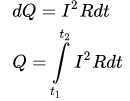 Undang-undang Joule-Lenz dalam bentuk integral