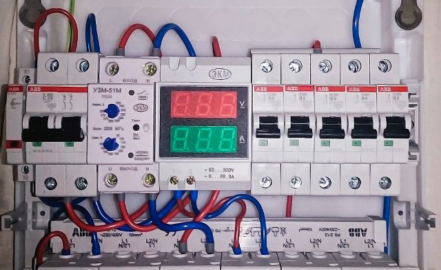 Memasang peralatan elektrik dalam panel elektrik