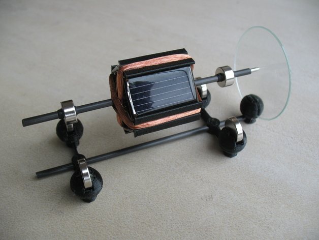 Mendoza Larry Spring je bezkartáčový magnetický levitační solární motor