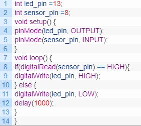 Ukázkový programový kód pro zpracování digitálního signálu ze senzoru vlhkosti