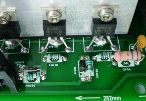 PCB lauka efektu tranzistori