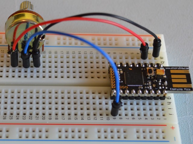 Microcontroller programmable in javascript