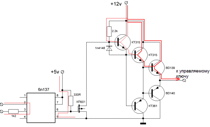 Het werkingsprincipe van het circuit