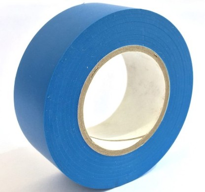 Blaues PVC-Band