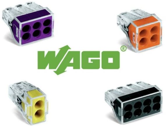 WAGO spaiļu bloki elektriskajiem darbiem