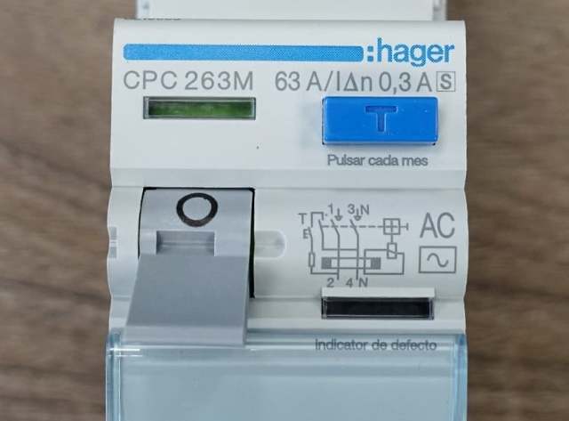 RCD Hager selektivní CPC263M